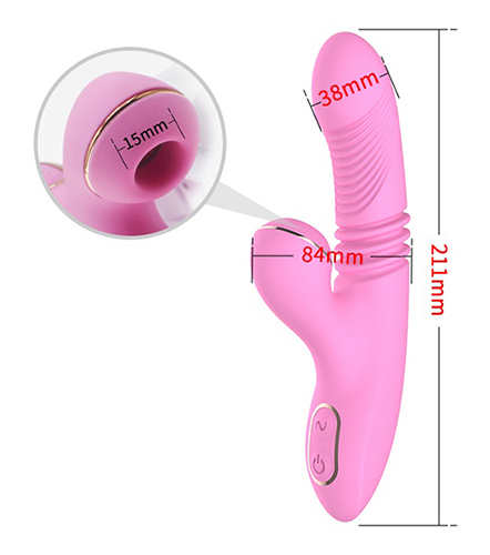 Parámetros vaginales de la chica empujadora