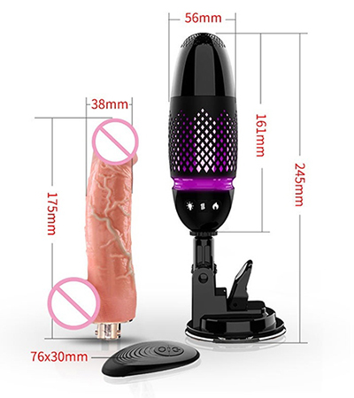 Parámetros del estimulador vaginal con consolador realista en forma de pene